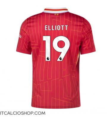 Liverpool Harvey Elliott #19 Prima Maglia 2024-25 Manica Corta